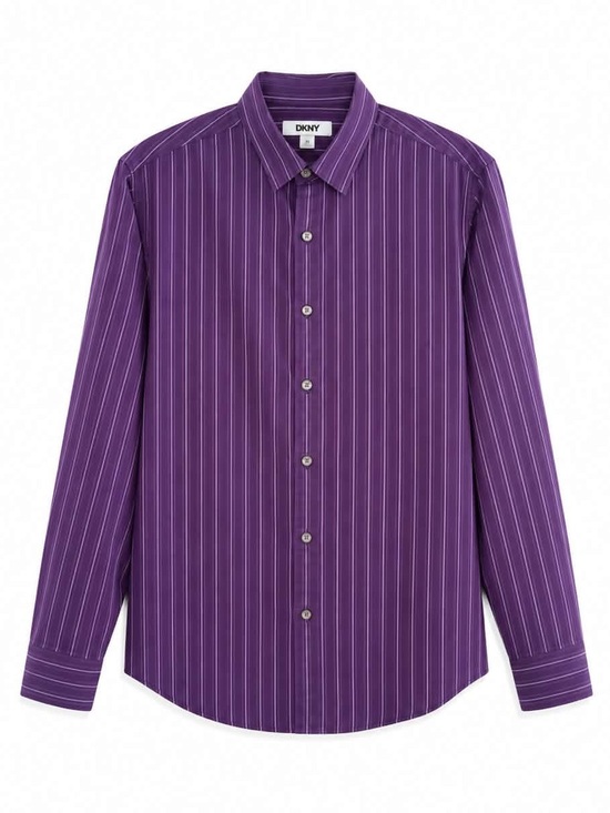Dkny Other - Vintage DKNY Two-Tone Purple Pinstripe Dress Shirt – Size Small, 15" Neck EUC